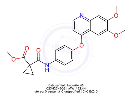 Chemical structure of Cabozantinib Impurity 46