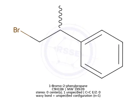 Chemical structure of 1-Bromo-2-phenylpropane
