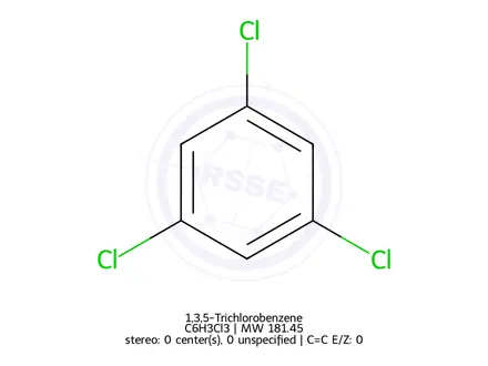 Chemical structure of 1,3,5-Trichlorobenzene