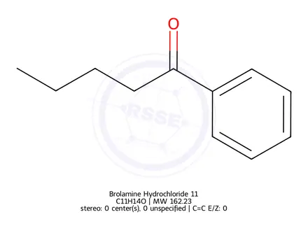 Chemical structure of Brolamine Hydrochloride 11