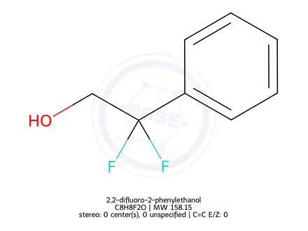 Chemical structure of 2,2-difluoro-2-phenylethanol