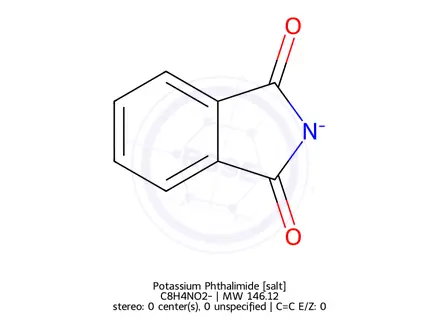 Chemical structure of Potassium Phthalimide