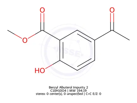 Chemical structure of Benzyl Albuterol Impurity 2