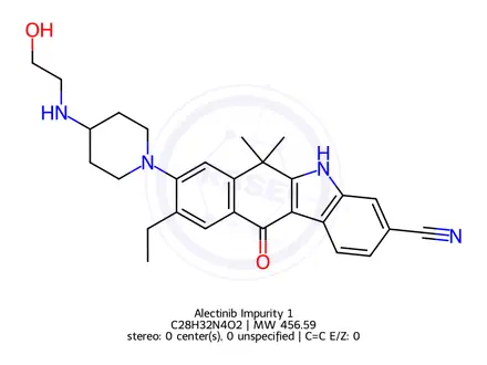 Chemical structure of Alectinib Impurity 1