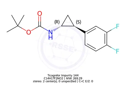 Chemical structure of Ticagrelor Impurity 144