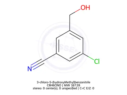 Chemical structure of 3-chloro-5-(hydroxyMethyl)benzonitrile