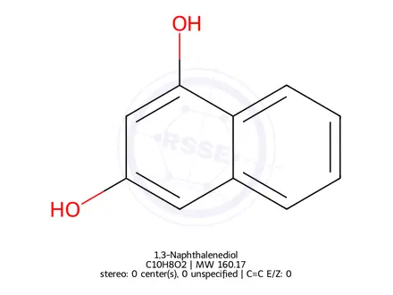 Chemical structure of 1,3-Naphthalenediol