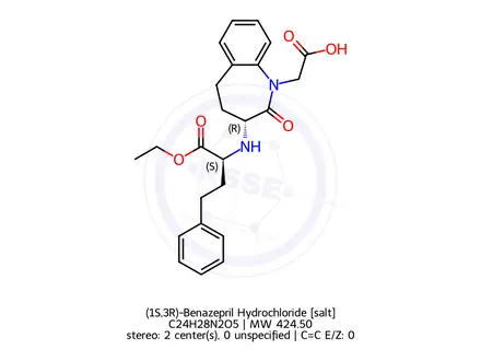 Chemical structure of Benazepril Impurity 15