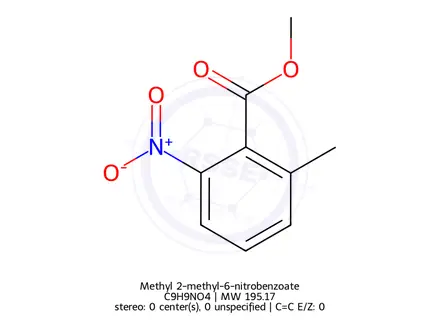 Chemical structure of Methyl 2-methyl-6-nitrobenzoate