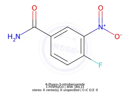 Chemical structure of 4-Fluoro-3-nitrobenzamide