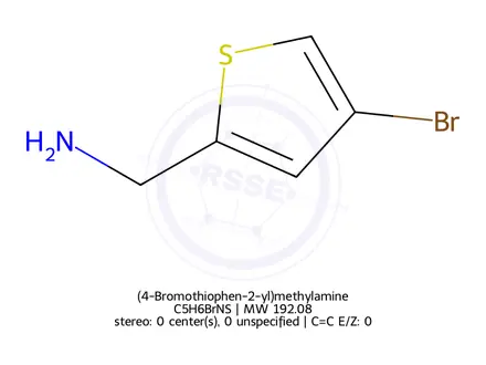 Chemical structure of (4-Bromothiophen-2-yl)methylamine