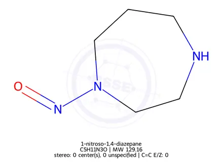 Chemical structure of Fasudil Nitroso Impurity 26