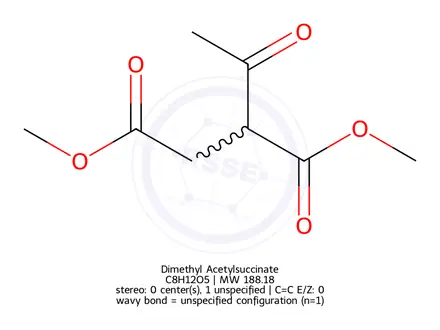 Chemical structure of Dimethyl Acetylsuccinate