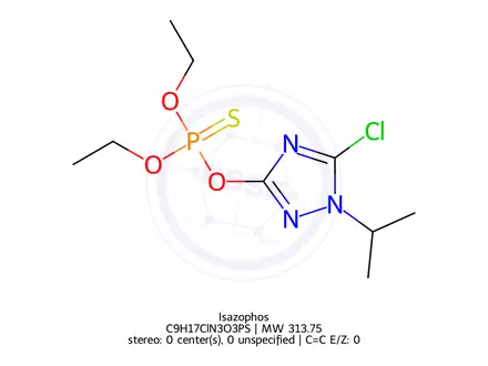 Chemical structure of Isazophos