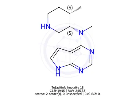Chemical structure of Tofacitinib Impurity 18