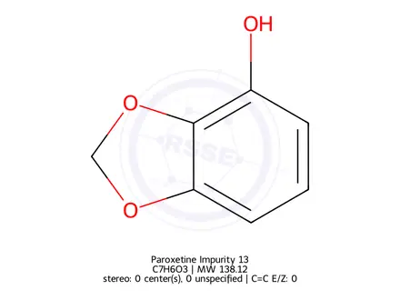 Chemical structure of Paroxetine Impurity 13