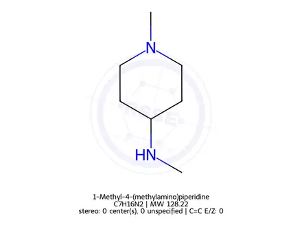 Chemical structure of 1-Methyl-4-(methylamino)piperidine