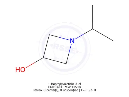 Chemical structure of 1-Isopropylazetidin-3-ol
