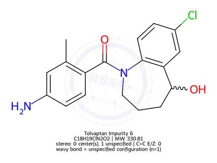 Chemical structure of Tolvaptan Impurity 14