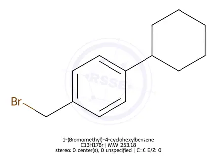 Chemical structure of 1-(Bromomethyl)-4-cyclohexylbenzene