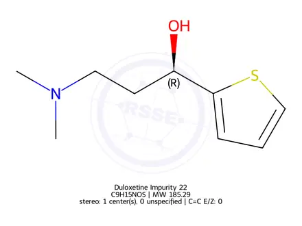 Chemical structure of Duloxetine Impurity 22