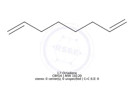 Chemical structure of 1,7-Octadiene