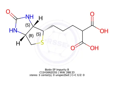 Chemical structure of Biotin EP Impurity B
