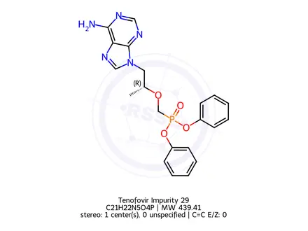 Chemical structure of Tenofovir Impurity 29