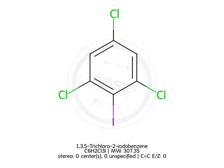 Chemical structure of 1,3,5-Trichloro-2-iodobenzene