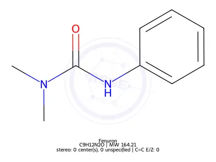 Chemical structure of Fenuron