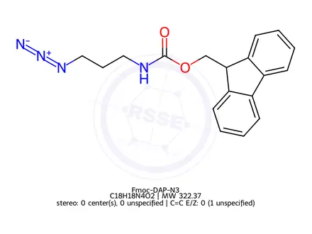 Chemical structure of Fmoc-DAP-N3
