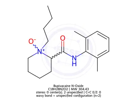 Chemical structure of Bupivacaine N-Oxide (HCl Salt)