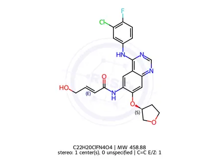 Chemical structure of Afatinib impurity 112