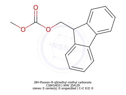 Chemical structure of (9H-Fluoren-9-yl)methyl methyl carbonate