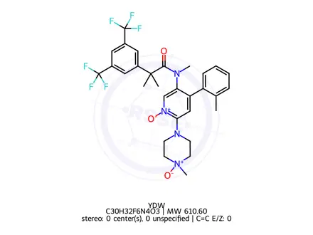 Chemical structure of Netupitant Impurity 1