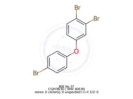 Chemical structure of BDE No 37