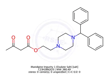 Chemical structure of 2-(4-Benzhydrylpiperazino)ethyl acetoacetate