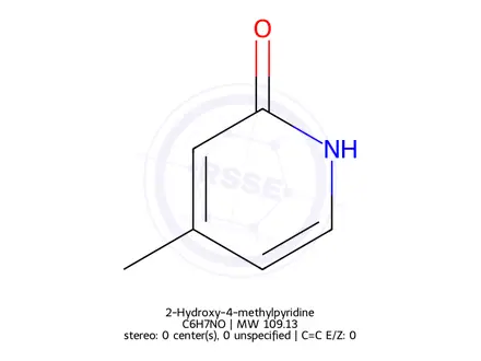 Chemical structure of 2-Hydroxy-4-methylpyridine