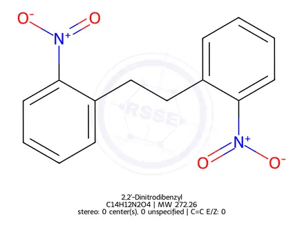 Chemical structure of 2,2'-Dinitrodibenzyl