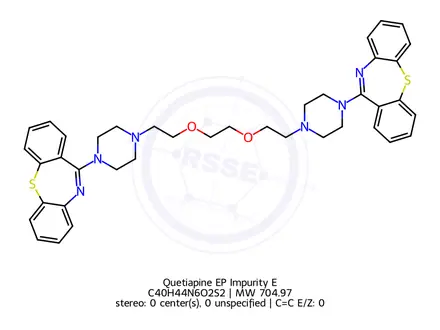 Chemical structure of Quetiapine EP Impurity E