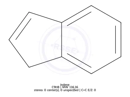 Chemical structure of Indene