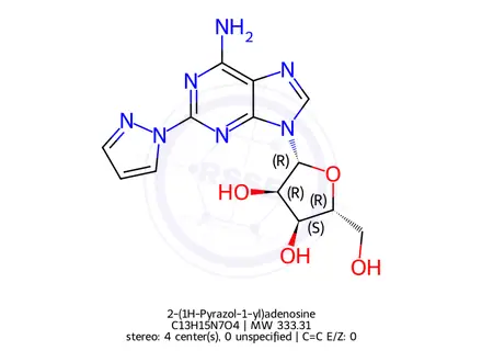 Chemical structure of Regadenoson Impurity 12