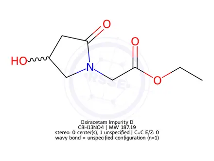 Chemical structure of Oxiracetam Impurity D