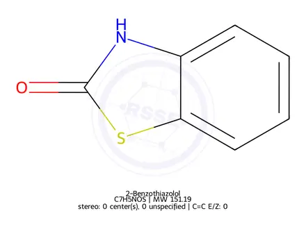 Chemical structure of 2-Benzothiazolol