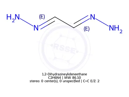 Chemical structure of 1,2-Dihydrazineylideneethane