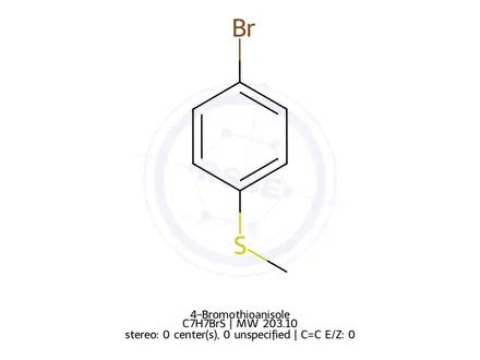 Chemical structure of 4-Bromothioanisole