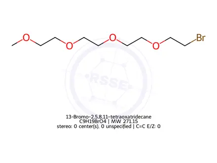 Chemical structure of 13-Bromo-2,5,8,11-tetraoxatridecane