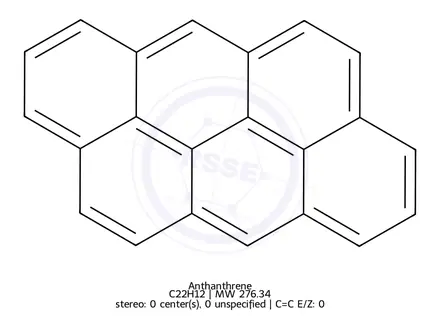 Chemical structure of Anthanthrene
