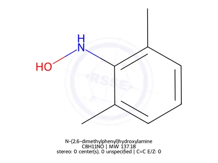 Chemical structure of N-(2,6-dimethylphenyl)hydroxylamine