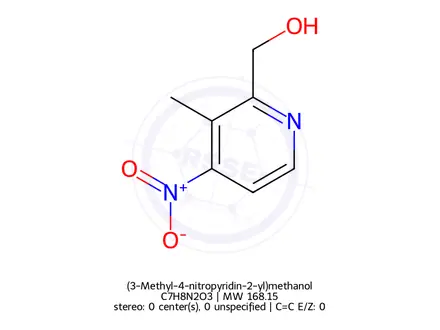 Chemical structure of (3-Methyl-4-nitropyridin-2-yl)methanol